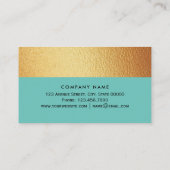 Carte De Visite Dragonfly Gold Foil - (Dos)