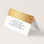 Carte De Visite Dragonfly Gold Foil - Double Loyauté (Dos)