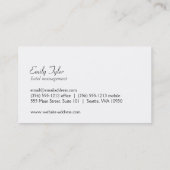 Carte De Visite Dragonfly Gold Shimmer / Damask Patte (Dos)