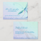 Carte De Visite Dragonfly in Dreamy Field Unique (Devant / Derrière)