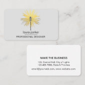 Carte De Visite Dragonfly Professional Gold (Devant / Derrière)