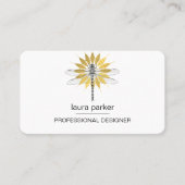 Carte De Visite Dragonfly Professional Gold (Devant)