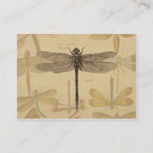 Carte De Visite Dragonfly Vintage Antique Classic Nature (Dos)