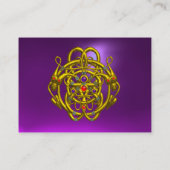 Carte De Visite DRAGONS À DOUBLES Améthyste pourpre (Dos)