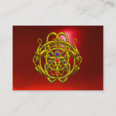 Carte De Visite DRAGONS À DOUCE Ruby Rouge (Dos)