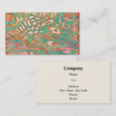 Carte De Visite Dragons de Feu-Respiration de désert de sud-ouest (Devant / Derrière)