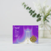 Carte De Visite DRAGONS D'OR TWIN / Vagues de lumière violette (Debout devant)