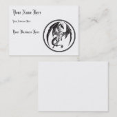 Carte De Visite Dragons maigres... (Devant / Derrière)