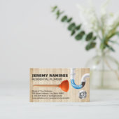 Carte De Visite Drainage des tuyaux de plongeur et de câblage (Debout devant)