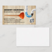 Carte De Visite Drainage des tuyaux de plongeur et de câblage (Devant / Derrière)