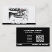 Carte De Visite *~* Drapeau Abstrait du camion d'enlèvement de nei (Devant / Derrière)