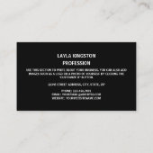 Carte De Visite Drapeau allemand, Drapeau allemand (Dos)