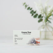 Carte De Visite Drapeau américain (Debout devant)