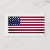 Carte De Visite Drapeau américain, American (Devant)