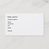 Carte De Visite Drapeau américain au coucher du soleil, ciel bleu  (Dos)