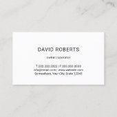 Carte De Visite Drapeau américain de l'équitation de l'entretien d (Dos)