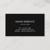 Carte De Visite Drapeau américain du drapeau patriotique (Dos)