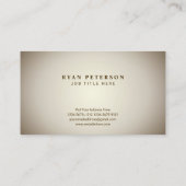 Carte De Visite Drapeau américain | Gradation transparente | VINTA (Dos)