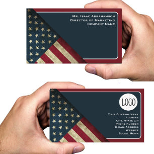 Carte De Visite Drapeau américain patriotique