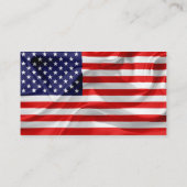 Carte De Visite Drapeau américain personnalisable (Dos)