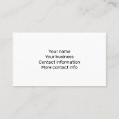 Carte De Visite drapeau américain rouge blanc brillant parties sci (Dos)