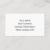 Carte De Visite Drapeau américain rouge blanc brillant parties sci (Dos)