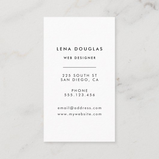 Carte De Visite drapeau arc-en-ciel vertical (Dos)