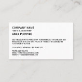 Carte De Visite Drapeau belge et armoiries, Drapeau de Belgique (Dos)