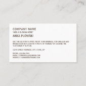 Carte De Visite Drapeau biélorusse & Emblème national, Drapeau bié (Dos)