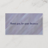 Carte De Visite Drapeau bleu - Iris sauvage (Dos)