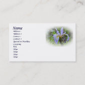 Carte De Visite Drapeau bleu - Iris sauvage (Devant)