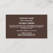 Carte De Visite Drapeau bolivien, Drapeau de Bolivie (Dos)