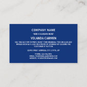 Carte De Visite Drapeau brésilien et armoiries du Brésil (Dos)