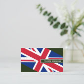 Carte De Visite Drapeau britannique design, drapeau d'Irlande du N (Debout devant)