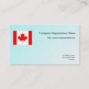 Carte De Visite Drapeau commerce international, arrière - plan ble