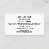 Carte De Visite Drapeau croate et armoiries, Drapeau de Croatie (Dos)