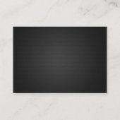 Carte De Visite Drapeau de courbe de chrome (Dos)