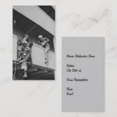 Carte De Visite Drapeau de déchiquetage d'un navire (Devant / Derrière)