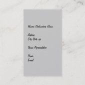 Carte De Visite Drapeau de déchiquetage d'un navire (Dos)