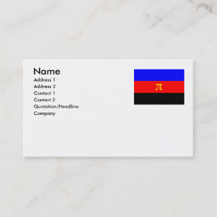Carte De Visite Drapeau de la fierté polyamoureuse OFFICIEL -.png