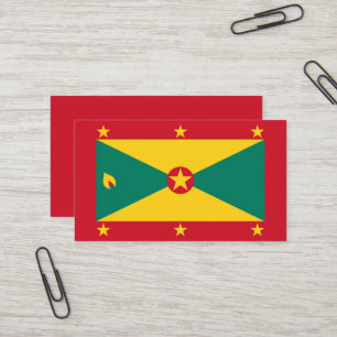 Carte De Visite Drapeau de la Grenade