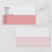 Carte De Visite Drapeau de la Pologne (Devant / Derrière)