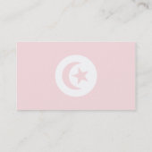 Carte De Visite Drapeau de la Tunisie (Dos)