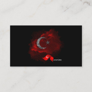 Carte De Visite Drapeau de la Turquie