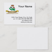 Carte De Visite Drapeau de la ville d'Annapolis (Devant / Derrière)