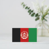 Carte De Visite Drapeau de l'Afghanistan (Debout devant)