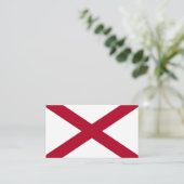 Carte De Visite Drapeau de l'Alabama (Debout devant)