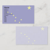 Carte De Visite Drapeau de l'Alaska (Devant / Derrière)