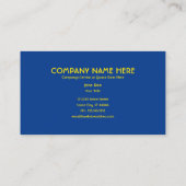 Carte De Visite drapeau de l'arizona (Dos)