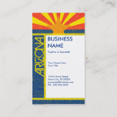 Carte De Visite drapeau de l'arizona (Dos)